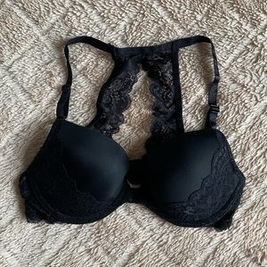 Black Lace Push-Up Bra